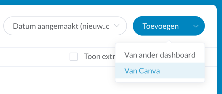 Importeren van Canva